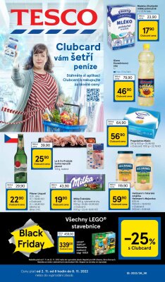 akční leták Tesco 2.11.2022-8.11.2022