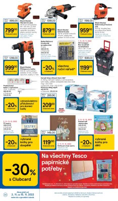 akční leták Tesco 2.11.2022-8.11.2022