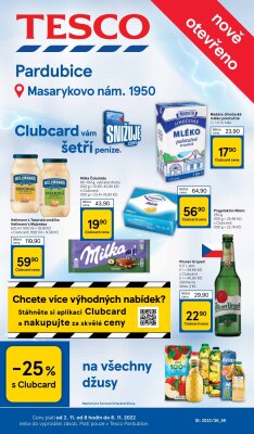 akční leták Tesco 2.11.2022-8.11.2022