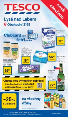 akční leták Tesco 2.11.2022-8.11.2022