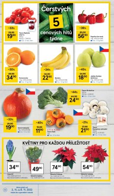 akční leták Tesco 2.11.2022-8.11.2022