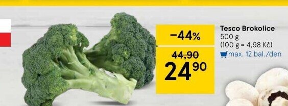 Brokolice Tesco