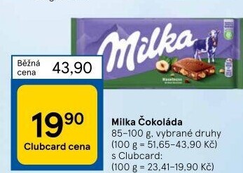 Čokoláda Milka