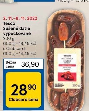 Datle bez pecky Tesco