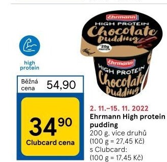 Dezert pudink High protein Ehrmann