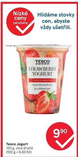 Jogurt ochucený Tesco
