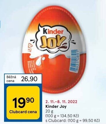 Kinder Joy s překvapením