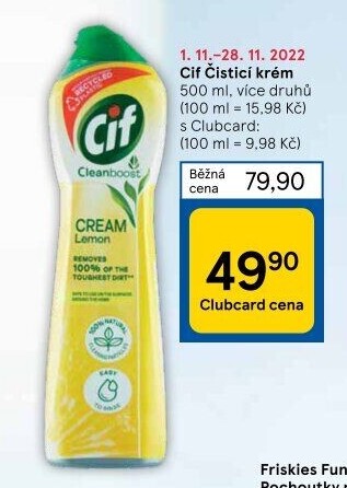 Krémový čistič Cif Cream