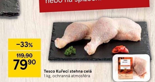 Kuřecí stehna Tesco