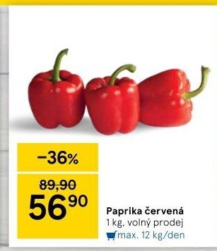 Paprika červená