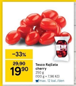 Rajčata cherry Tesco