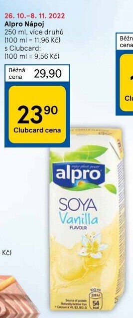 Rostlinné nápoje Alpro Soya