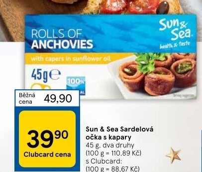 Sardel očka v oleji Sun&amp