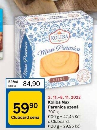 Sýr Parenica Koliba Bystřice pod Hostýnem