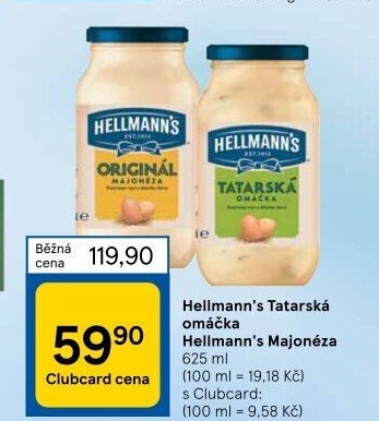 Tatarská omáčka Hellmann'