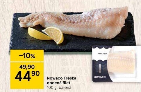 Treska obecná filety Nowaco
