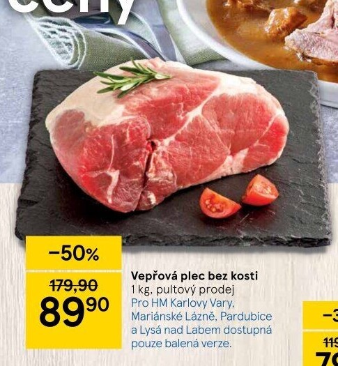 Vepřová plec bez kosti