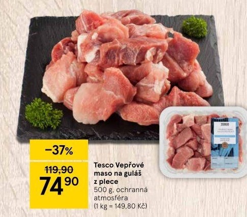 Vepřové maso na guláš Tesco