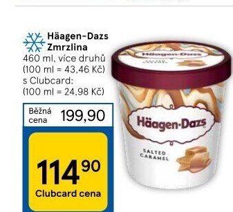 Zmrzlina v kelímku Häagen-Dazs