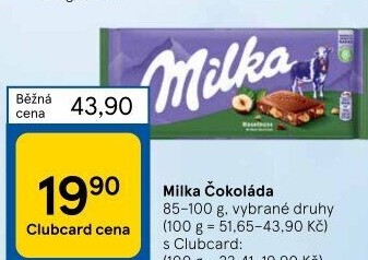 Čokoláda Milka