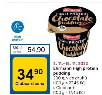 Dezert pudink High protein Ehrmann