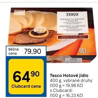 Hotová jídla Tesco