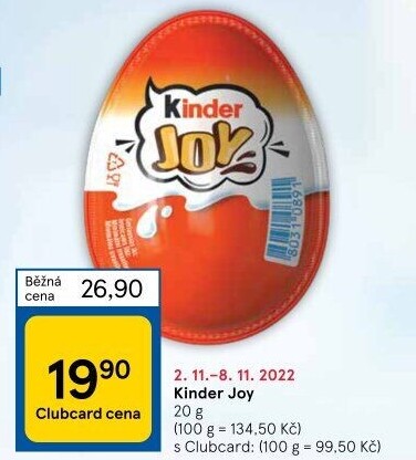 Kinder Joy s překvapením