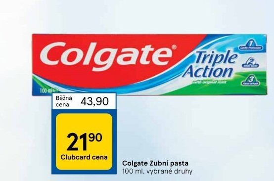 Pasty na zuby Colgate