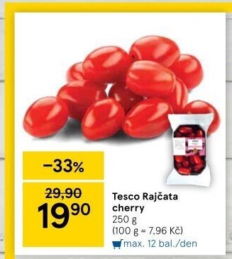 Rajčata cherry Tesco