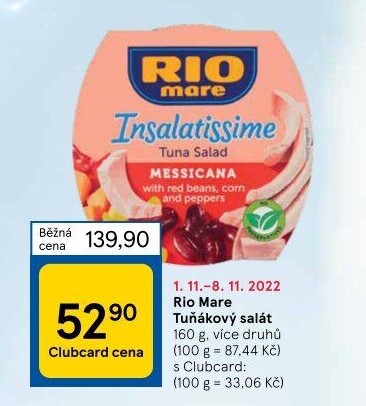 Salát Insalatissime Rio Mare