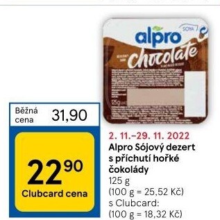 Sójový dezert Alpro Soya