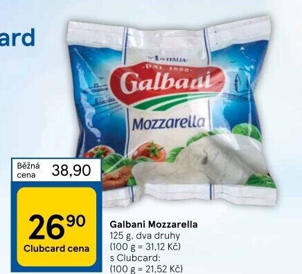 Sýr Mozzarella Galbani