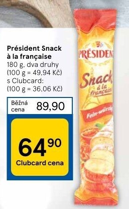 Sýr Snack Président