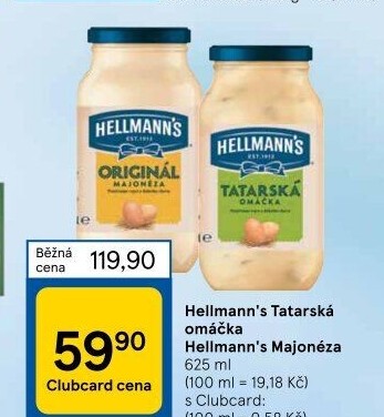 Tatarská omáčka Hellmann'