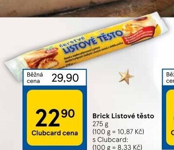 Těsto listové rozválené Brick