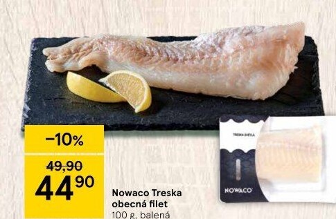 Treska obecná filety Nowaco