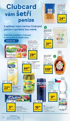 akční leták Tesco 2.11.2022-8.11.2022