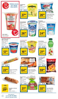 akční leták Tesco 2.11.2022-8.11.2022