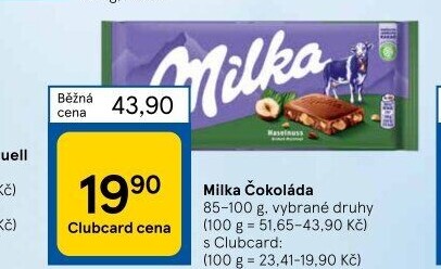 Čokoláda Milka