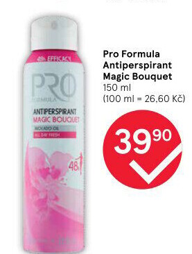 Deodorant sprej Pro Formula Tesco