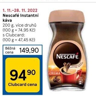 Instantní kávy Nescafé