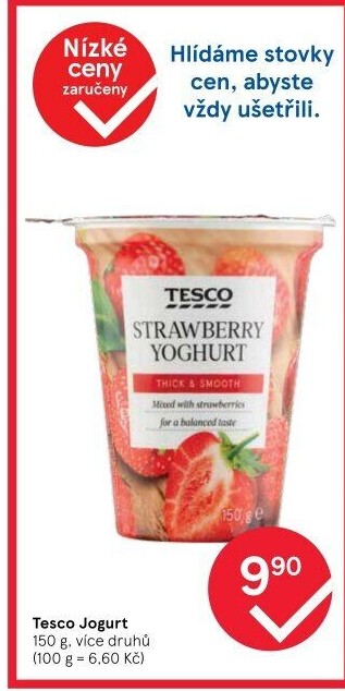 Jogurt ochucený Tesco