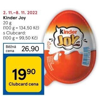 Kinder Joy s překvapením