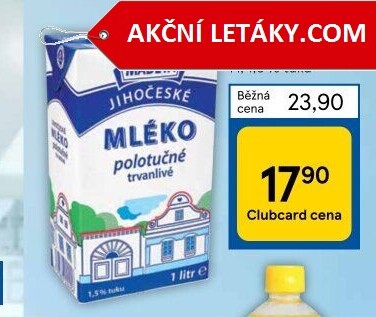 Mléko trvanlivé Jihočeské Madeta - 1,5% polotučné