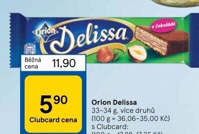 Oplatky celomáčené Delissa Orion