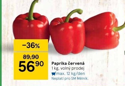 Paprika červená