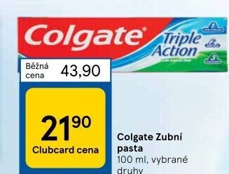 Pasty na zuby Colgate