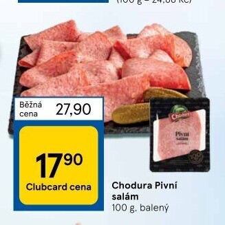 Salám pivní Beskydské uzeniny Chodura