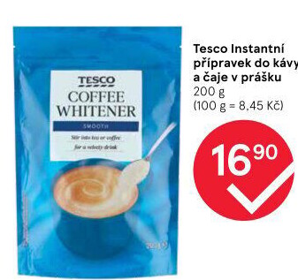 Smetana instantní do kávy a čaje Tesco
