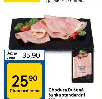 Šunka dušená standardní Beskydské uzeniny Chodura